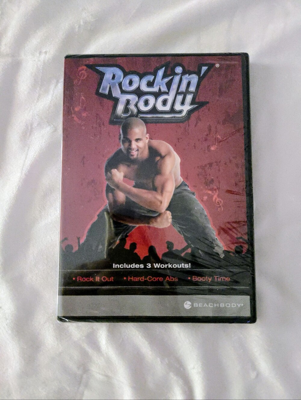 NWT Rockin' Body Shaun T's Workout Beachbody 3 Workouts DVD BEACH ROCKING